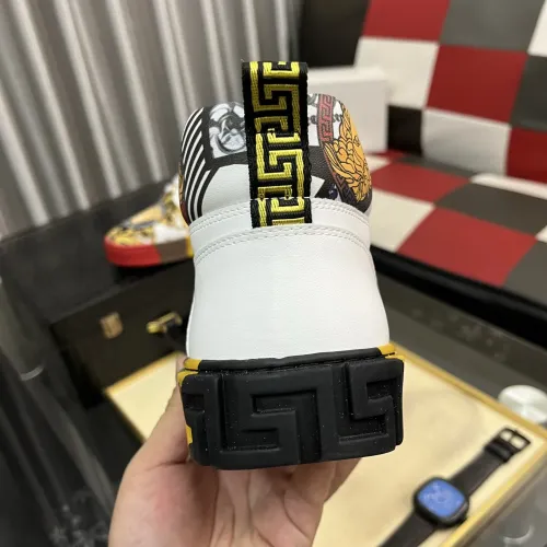 Replica Versace High Tops Shoes For Men #1408407 $82.00 USD for Wholesale