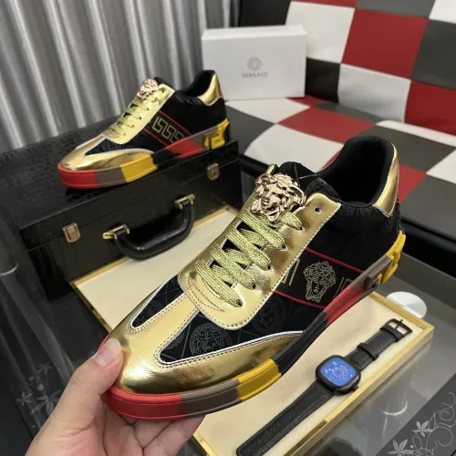 Wholesale Versace Casual Shoes For Men #1408416 $80.00 USD, Wholesale Quality Replica Versace Casual Shoes
