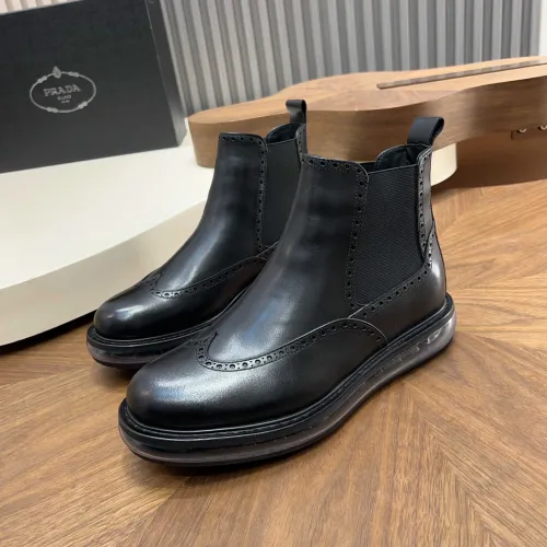 Replica Prada Boots For Men #1408432 $172.00 USD for Wholesale