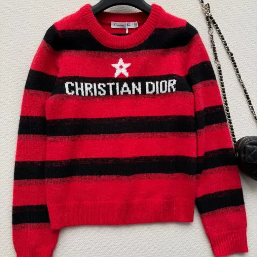 Replica Christian Dior Sweaters Long Sleeved For Women #1408489 $105.00 USD for Wholesale