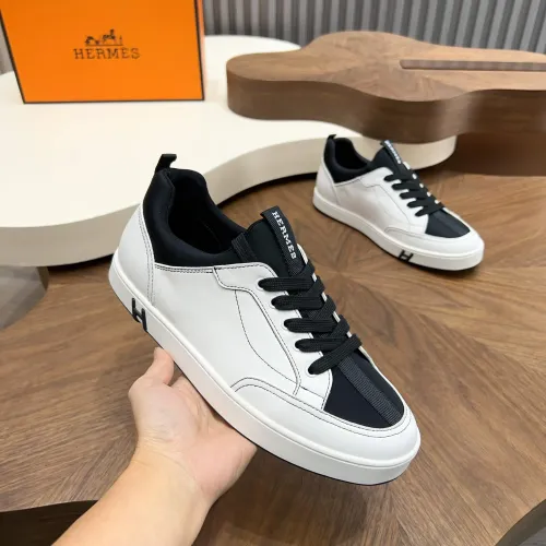 Replica Hermes Casual Shoes For Men #1408491 $128.00 USD for Wholesale