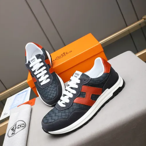 Replica Hermes Casual Shoes For Men #1408498 $76.00 USD for Wholesale