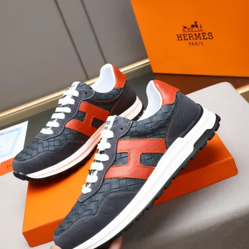 Replica Hermes Casual Shoes For Men #1408498 $76.00 USD for Wholesale