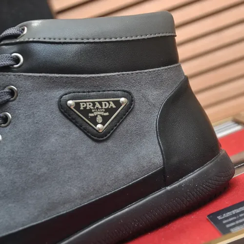 Replica Prada High Top Shoes For Men #1408513 $92.00 USD for Wholesale