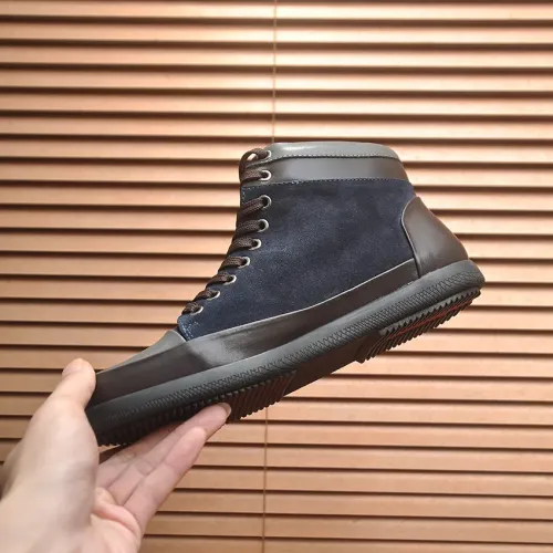 Replica Prada High Top Shoes For Men #1408514 $92.00 USD for Wholesale