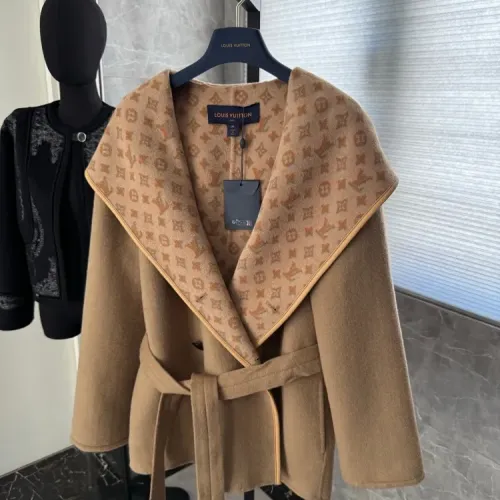 Wholesale Louis Vuitton LV Coats Long Sleeved For Women #1408548 $416.53 USD, Wholesale Quality Replica Louis Vuitton LV Coats