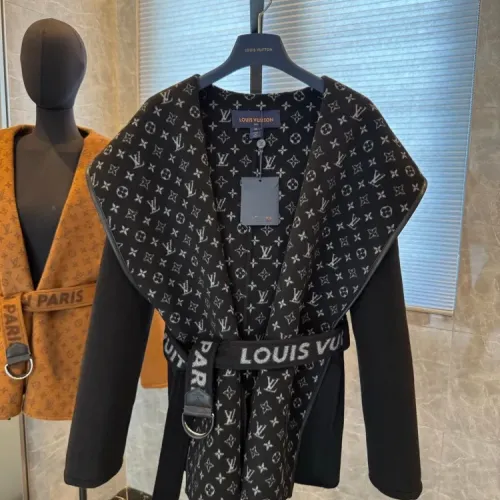 Wholesale Louis Vuitton LV Coats Long Sleeved For Women #1408551 $416.53 USD, Wholesale Quality Replica Louis Vuitton LV Coats