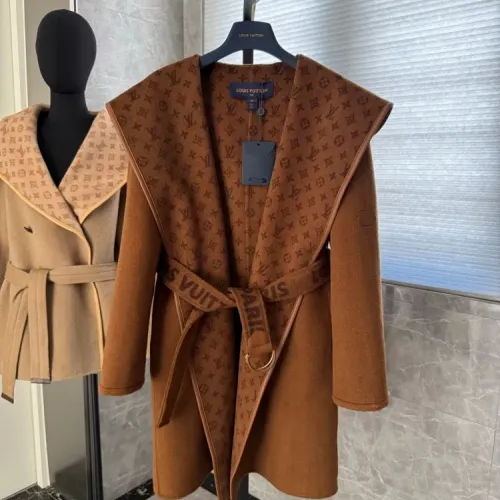 Replica Louis Vuitton LV Coats Long Sleeved For Women #1408561 $406.61 USD for Wholesale
