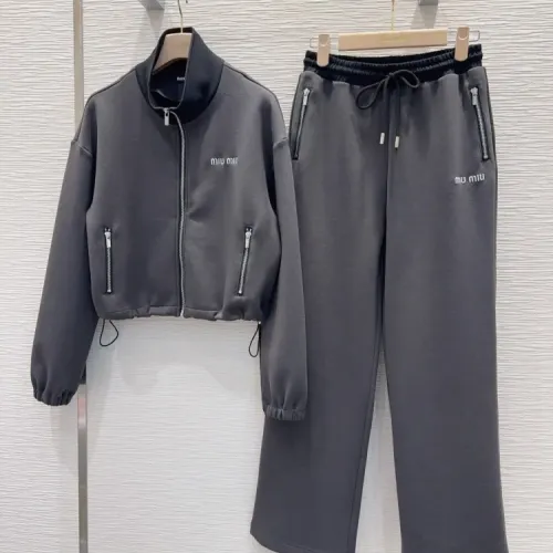 Wholesale MIU MIU Tracksuits Long Sleeved For Women #1408565 $170.00 USD, Wholesale Quality Replica MIU MIU Tracksuits