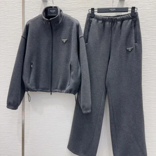Wholesale Prada Tracksuits Long Sleeved For Women #1408578 $98.00 USD, Wholesale Quality Replica Prada Tracksuits
