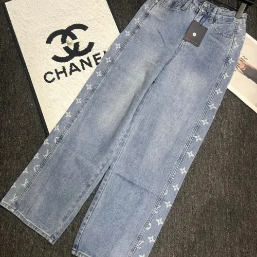 Wholesale Louis Vuitton LV Jeans For Women #1408607 $72.00 USD, Wholesale Quality Replica Louis Vuitton LV Jeans