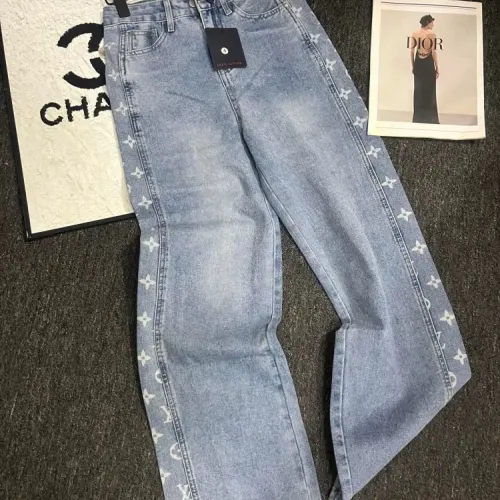 Replica Louis Vuitton LV Jeans For Women #1408607 $72.00 USD for Wholesale