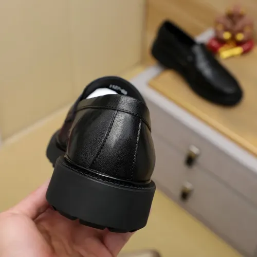 Replica Salvatore Ferragamo Leather Shoes For Men #1408696 $88.00 USD for Wholesale