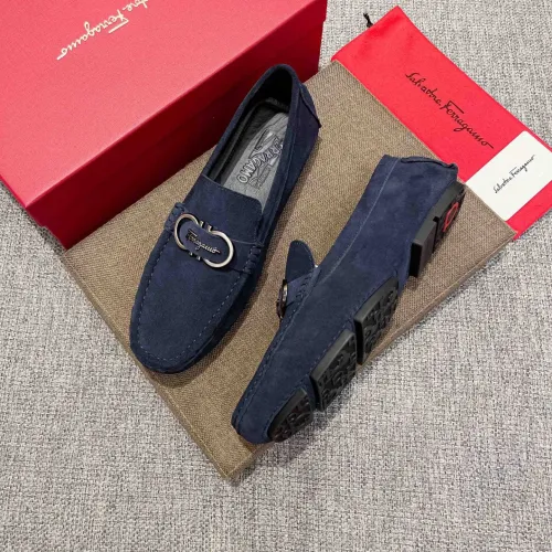 Wholesale Salvatore Ferragamo Leather Shoes For Men #1408697 $80.00 USD, Wholesale Quality Replica Salvatore Ferragamo Leather Shoes