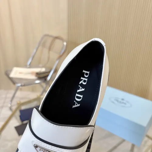 Replica Prada Leather Shoes For Women #1408699 $100.00 USD for Wholesale