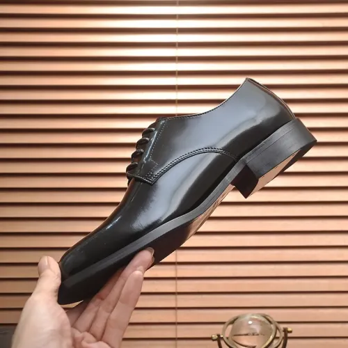 Replica Prada Leather Shoes For Men #1408719 $98.00 USD for Wholesale