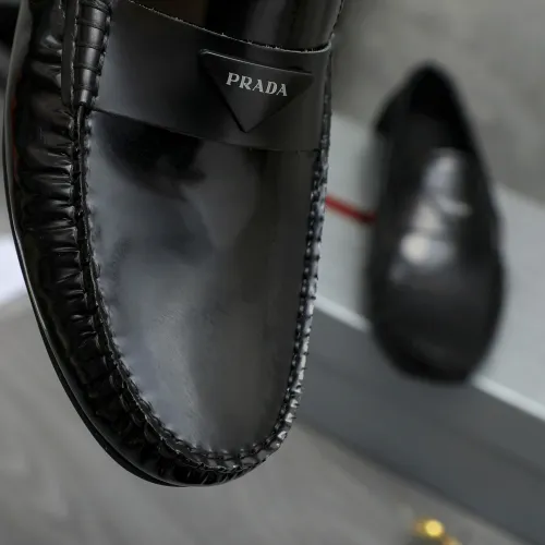 Replica Prada Leather Shoes For Men #1408721 $82.00 USD for Wholesale