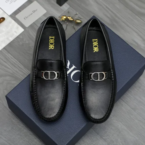 Wholesale Christian Dior Leather Shoes For Men #1408725 $82.00 USD, Wholesale Quality Replica Christian Dior Leather Shoes