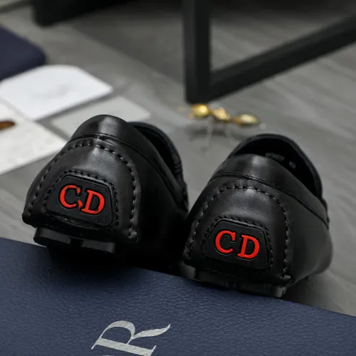 Replica Christian Dior Leather Shoes For Men #1408725 $82.00 USD for Wholesale