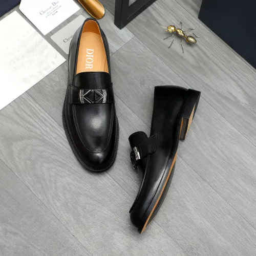 Wholesale Christian Dior Leather Shoes For Men #1408734 $92.00 USD, Wholesale Quality Replica Christian Dior Leather Shoes