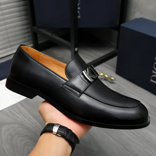 Replica Christian Dior Leather Shoes For Men #1408734 $92.00 USD for Wholesale
