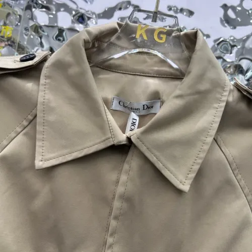Replica Christian Dior Coats Long Sleeved For Women #1408759 $118.00 USD for Wholesale