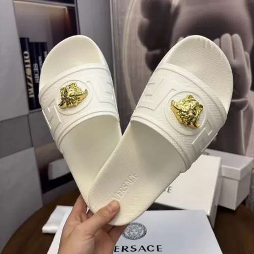 Replica Versace Slippers For Men #1408792 $48.00 USD for Wholesale