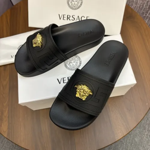 Wholesale Versace Slippers For Men #1408794 $48.00 USD, Wholesale Quality Replica Versace Slippers