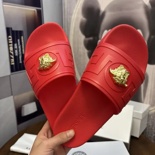 Replica Versace Slippers For Men #1408799 $48.00 USD for Wholesale