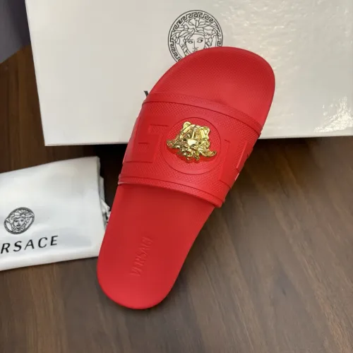 Replica Versace Slippers For Men #1408799 $48.00 USD for Wholesale