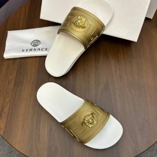 Replica Versace Slippers For Men #1408814 $48.00 USD for Wholesale