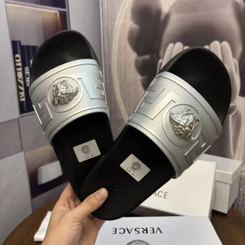 Replica Versace Slippers For Men #1408815 $48.00 USD for Wholesale