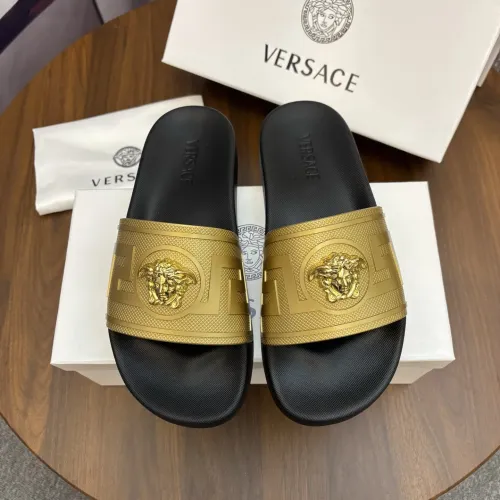 Replica Versace Slippers For Men #1408817 $48.00 USD for Wholesale