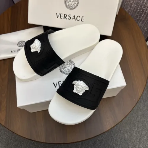 Wholesale Versace Slippers For Men #1408829 $48.00 USD, Wholesale Quality Replica Versace Slippers