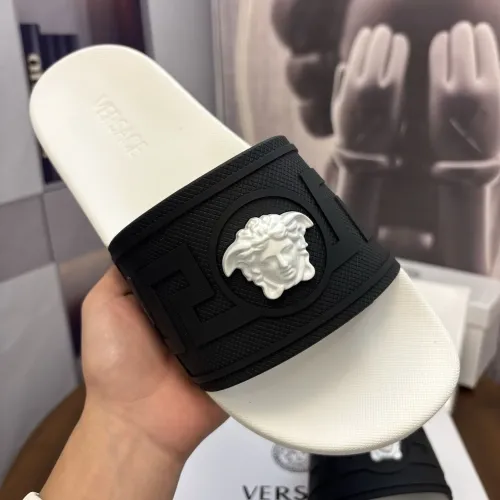 Replica Versace Slippers For Men #1408829 $48.00 USD for Wholesale