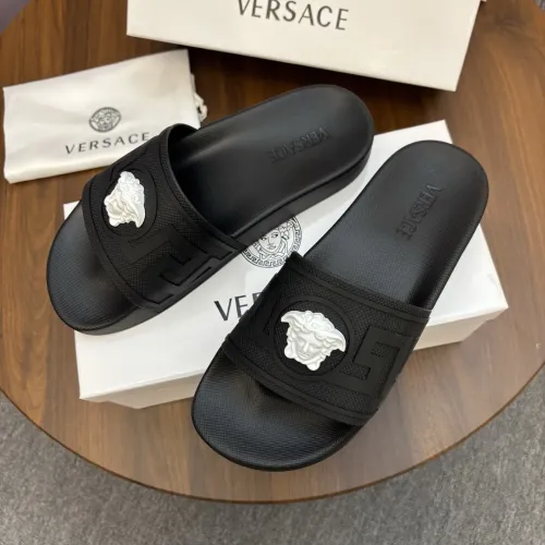 Wholesale Versace Slippers For Men #1408830 $48.00 USD, Wholesale Quality Replica Versace Slippers