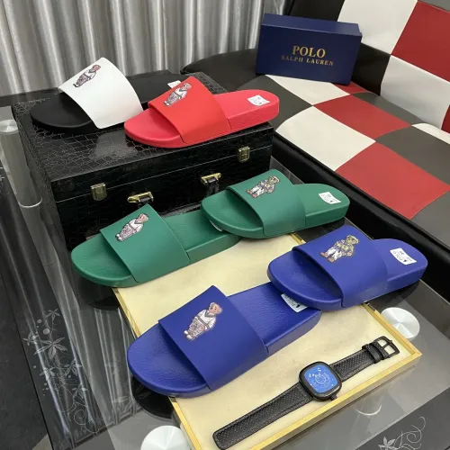 Replica Ralph Lauren Polo Slippers For Men #1408838 $42.00 USD for Wholesale