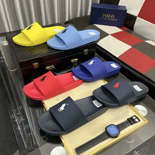 Replica Ralph Lauren Polo Slippers For Men #1408843 $42.00 USD for Wholesale
