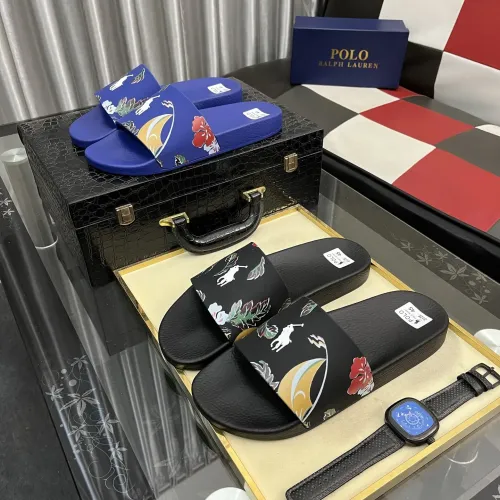 Replica Ralph Lauren Polo Slippers For Men #1408857 $42.00 USD for Wholesale