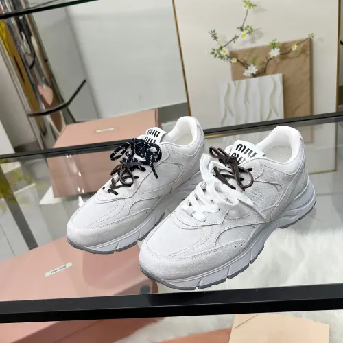 Wholesale MIU MIU Casual Shoes For Women #1408873 $112.00 USD, Wholesale Quality Replica MIU MIU Casual Shoes