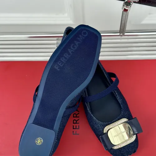 Replica Salvatore Ferragamo Flat Shoes For Women #1408913 $102.00 USD for Wholesale