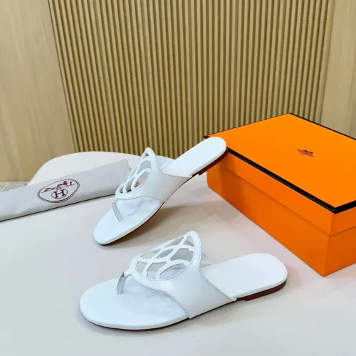 Replica Hermes Slippers For Women #1409025 $82.00 USD for Wholesale