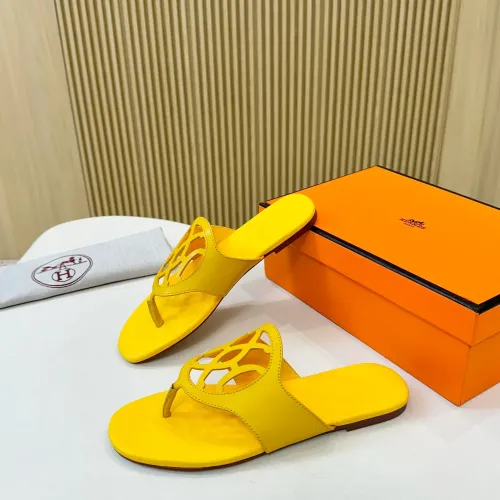 Replica Hermes Slippers For Women #1409028 $82.00 USD for Wholesale
