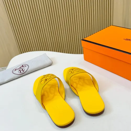 Replica Hermes Slippers For Women #1409028 $82.00 USD for Wholesale