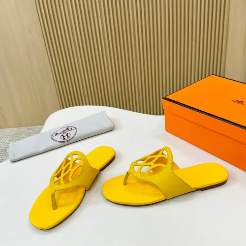 Replica Hermes Slippers For Women #1409028 $82.00 USD for Wholesale