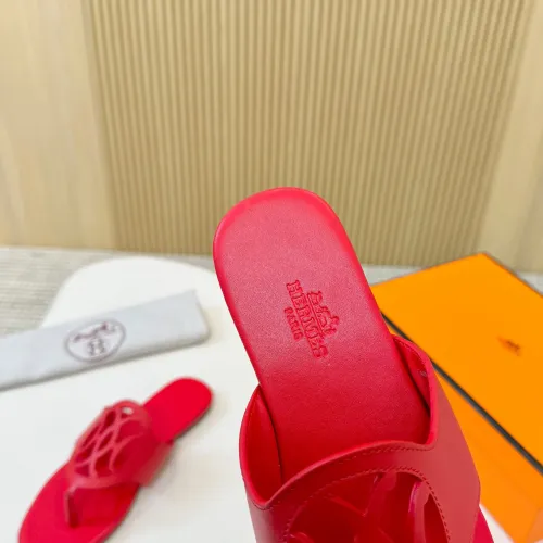 Replica Hermes Slippers For Women #1409029 $82.00 USD for Wholesale