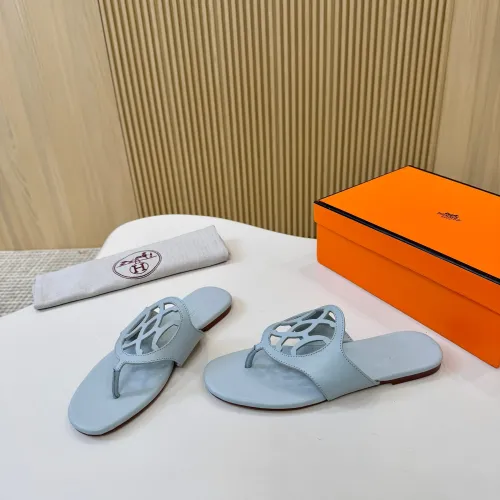 Replica Hermes Slippers For Women #1409031 $82.00 USD for Wholesale