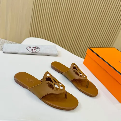 Replica Hermes Slippers For Women #1409033 $82.00 USD for Wholesale