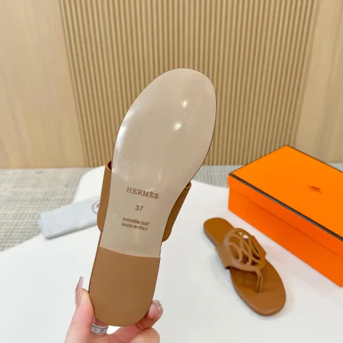 Replica Hermes Slippers For Women #1409033 $82.00 USD for Wholesale