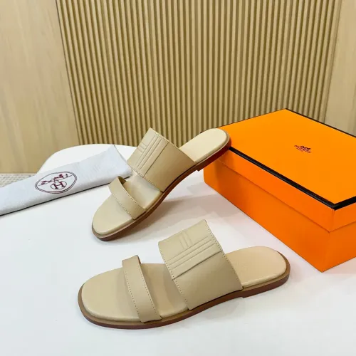 Replica Hermes Slippers For Women #1409038 $82.00 USD for Wholesale